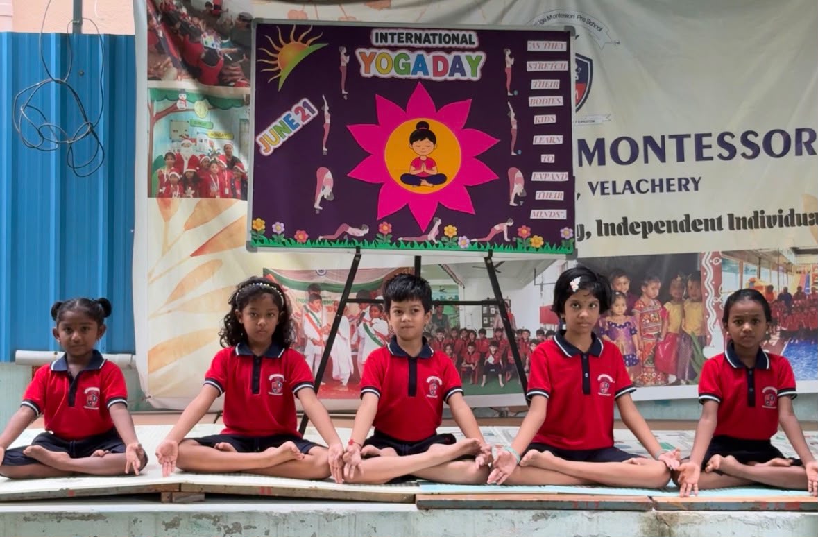 Cambridge Montessori - Velachery Yoga Day